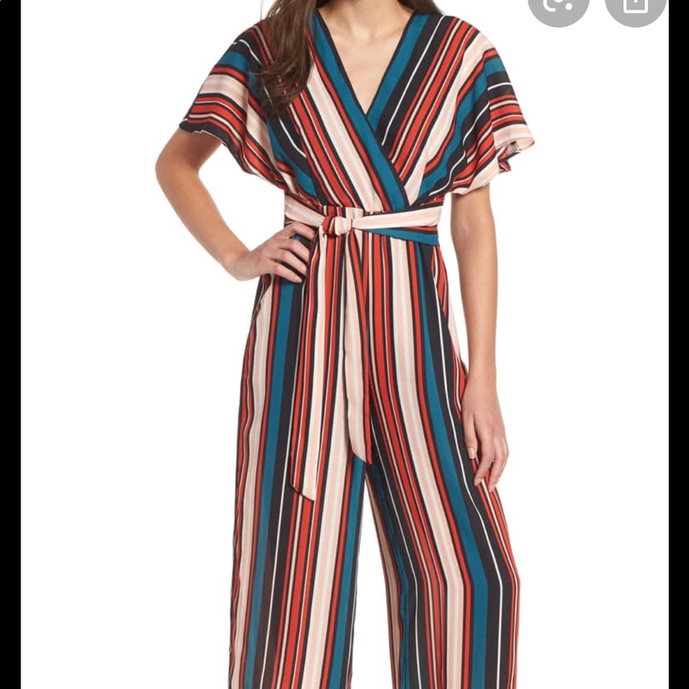 Leith Striped Jumpsuit